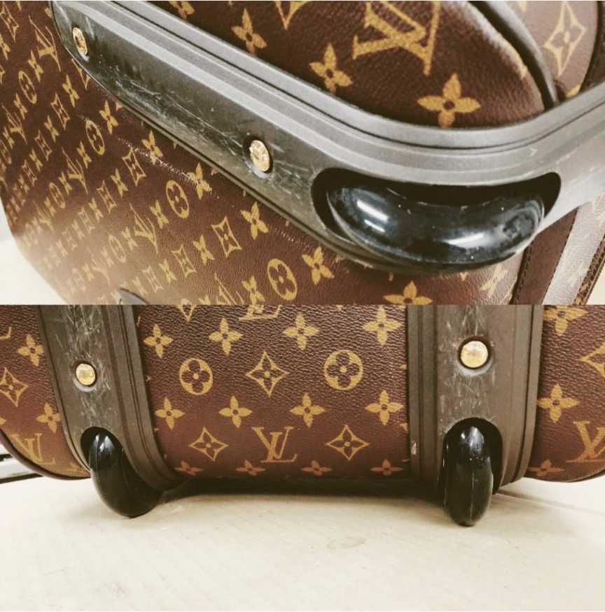 販売 lv キャリーバッグ キャスター修理