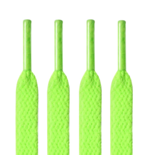 ARATA Polyester Shoelace Fluorescent Green