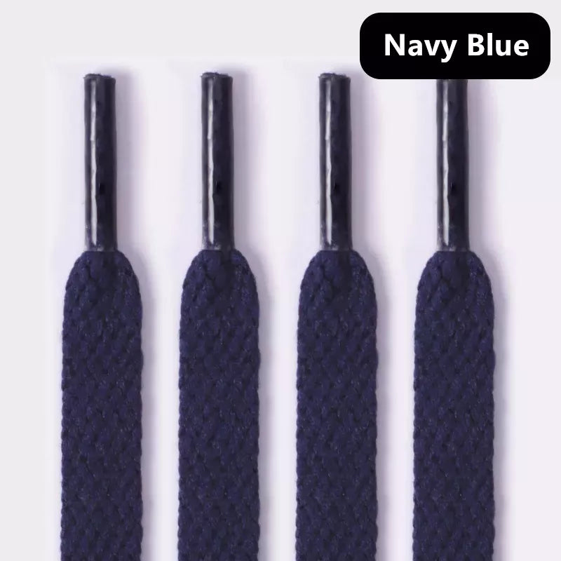 ARATA Polyester Shoelace Navy Blue