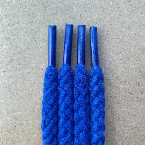 ARATA Cotton Braid Shoelace Blue