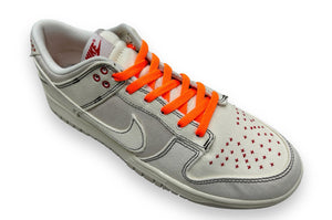 ARATA Polyester Shoelace Fluorescent Orange