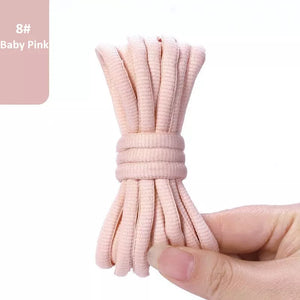 ARATA Oval Shoelace Baby Pink